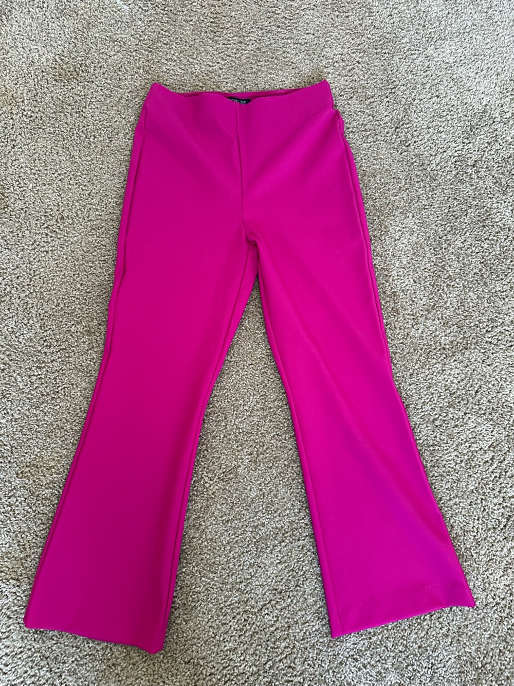 Rachel Zoe Hot Pink Flared Ponte Leggings
